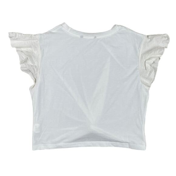 Cute Cinched Cropped T Shirt - Picture 2 of 2